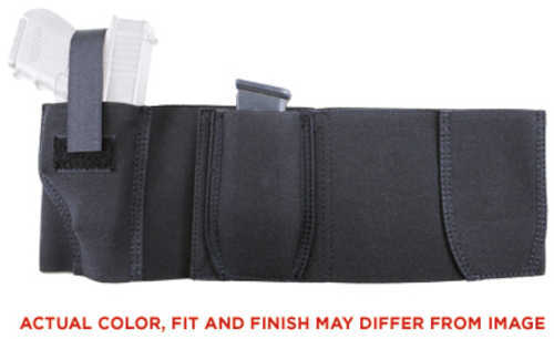 DeSantis Belly Band Small Frame Semi Auto Waist Size 24" to 28" Specialty Carry Ambidextrous Elastic Black