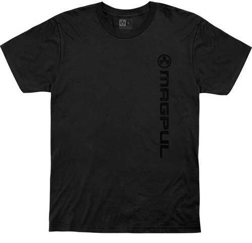 Magpul Mag1113-001-L Fine Cotton Vert Logo Shirt Large Black
