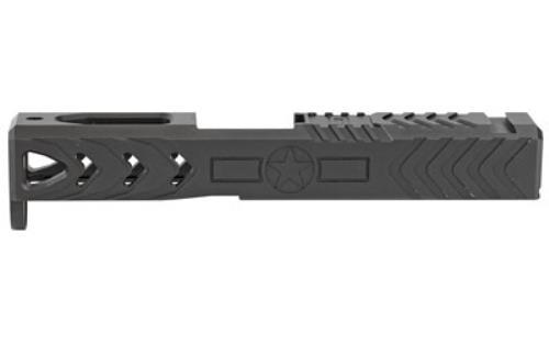 Patriot Ordnance Factory P43 Slide Fits Glock 43 Pistol Upper Stripped Includes Red Dot Optic Plate and Hardware 01538