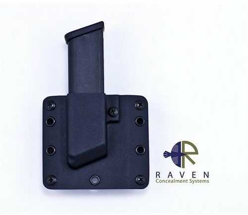 Raven Concealment Systems Copia Single Pistol Magazine Carrier Fits Double Stack 9/40 Magazines Black Finish Ambidextrou