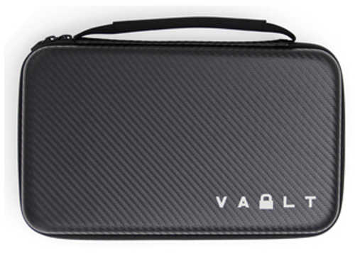 Vault Case Large Case Velcro Flex Panels Elastic Holders 11"x6.5" Faux Carbon Fiber Outer Shell VLTCASCBNLRG