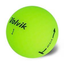 Volvik Vivid 3 Piece Golf Balls - Matte Green
