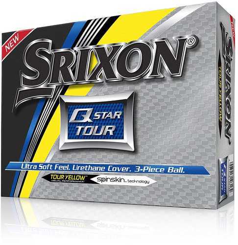 Srixon 2019 Q-Star Tour Golf Ball-Yellow-Dozen