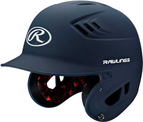 Rawlings Velo Series Junior Batting Helmet Matte Navy