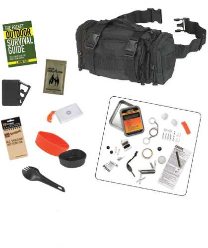 Snugpak 10-Piece Responsepak Survival Bundle - Black