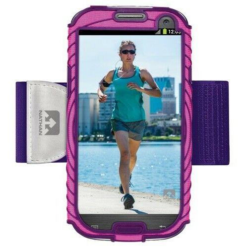 Nathan Sonic Boom Armband For Samsung Galaxy S3 Pink/Purple