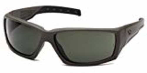 Pyramex VGSB722T OverWatch Glasses Forest Gray Lens Anti-Fog Black Frame