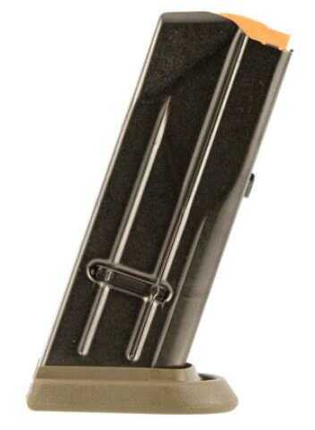 FNH USA FNS-9C Compact 10 Round Magazine 9mm Luger FDE Polymer Base Plate Stainless Black Finish