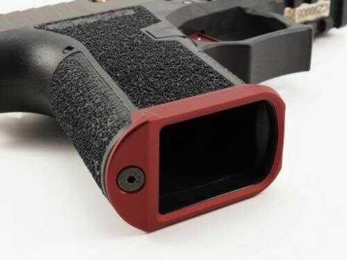 Polymer80 P80CPMWSRED Pf-Series Magwell for Glock 19 6061-T6 Aluminum Red Hardcoat Anodized