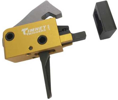 Timney Trigger SIG Sauer MPX Drop In Replacement Single Stage Straight Shoe Alluminum Yellow Finish