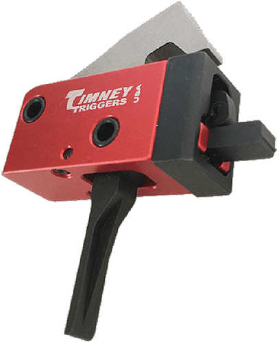 Timney Triggers 682-St AR PCC Straight Two-Stage Steel W/Aluminum Housing Black 2 Lbs