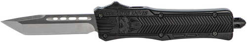 Cobra TEC Knives LLC CTK-1 Small 2.75" 440C Stainless Steel Black Tanto Zinc-Aluminum Alloy