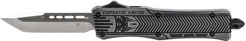 COBRA TEC KNIVES LLC SSWCTK1STNS CTK-1 Small 2.75" 440C Stainless Steel Black Tanto Stonewashed Zinc-Aluminum Alloy     