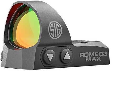 Sig Sauer Electro-Optics SOR32003 Romeo3Max With Picatinny Rail 1X 30mm Obj 6 MOA Red Dot Black Cr2032 (1)
