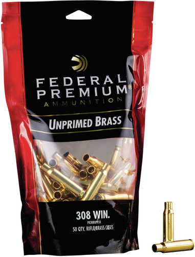 Federal Pr308UPB50 Gold Medal Rifle 308 Winchester Brass 50