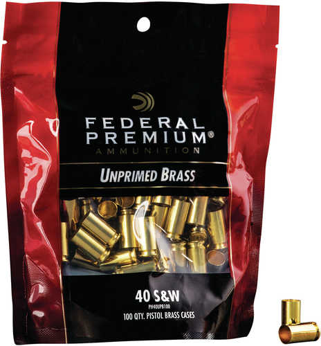 Federal Ph40UPB100 Gold Medal Rifle 40 S&W Brass 100