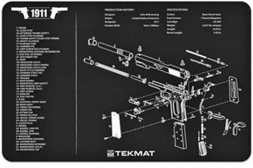 17-1911 1911 Gun Mat