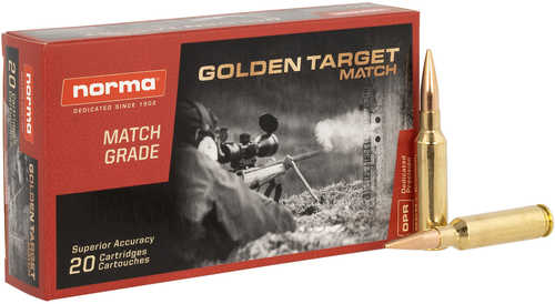 Norma Ammunition (RUAG) 20169292 Match Golden Target 6.5 Creedmoor 143 Gr/BTHP 20 Per Box/ 10 Cs