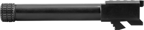 Grey Ghost Precision Match Grade Barrel 9MM Black Nitride Finish Threaded Fits Glock 17 Gen3 and Gen4 Barrel-G17-T-BN