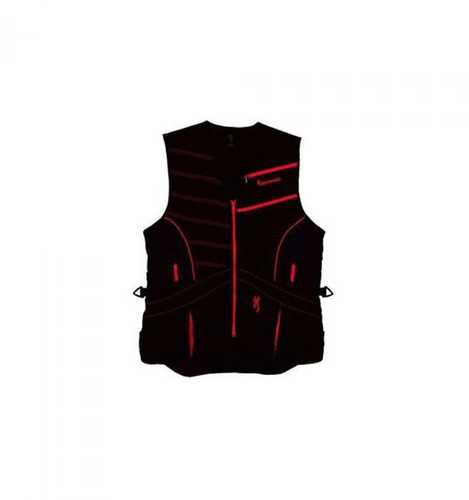Browning Ace Shooting Vest R-Hand Small Black/Red Trim