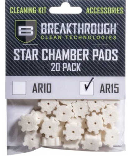 Breakthrough AR-15 Star Chamber Pad 20 Pack W/ 8-32 ADTR