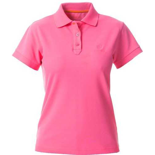 Beretta Women's Corporate Polo Hot Pink Small W/trident Logo