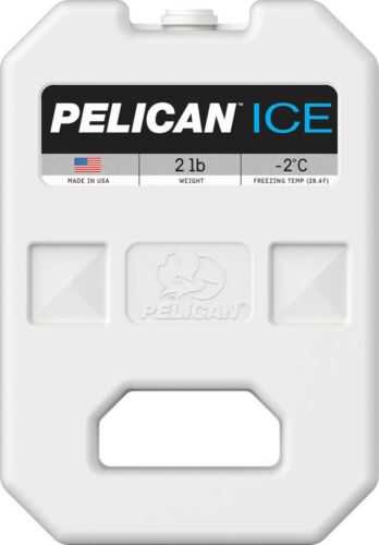 Pelican 2 Lb Ice Pack White Reusable Md: PI2LBBLU
