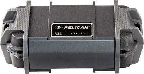 Pelican Ruck Case Medium R20 W/Divider Black Id 7.1"X3.4"X2"