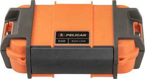 Pelican Ruck Case Large R40 W/Divider ORG Id 7.6"X4.7"X1.9