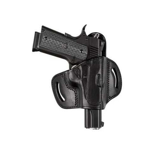 Tagua TXEPBH2520 Fort Black Leather OWB Compatible With for Glock 19/Sig P320 Right Hand