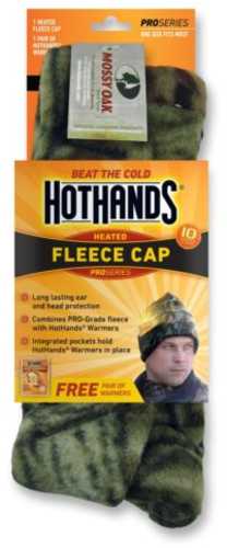 Hothands Heated Knit Cap Mossy Oak Bu W/free Pair Of Warmers