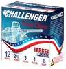 Brand Style: Challenger Target Gauge: AEE_12 Gauge Length: 2.75 Muzzle Velocity (Feet Per Second): 1290 Rounds: 250 Shot Size: #8 Shot Weight (ounces): 1 Oz.. Manufacturer: Challenger Ammo Model: 4004...