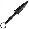 Cold Steel Cs-92Fr FGX Ring Dagger 3.50" Fixed Serrated Black Griv-Ex Blade/Black W/Molded Handle