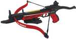 The Impact shoots plastic bolts up to 225 feet per second and aluminum bolts up to 175 feet per second. The crossbow features an easy cocking lever which allows many bolts to be fired in a short perio...