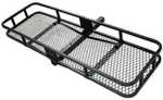 The Cargo Carrier features heavy duty steel construction with 5.5â€ sides and a steel mesh bottom. Capacity: 500 lbs. Measures: 59â€x17.5â€. Weighs: 41 lbs.