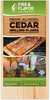 Fire and Flavor Cedar Grilling Plank 11 in. Model: FFPD192