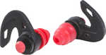 Allen Shotwave Earbud In-Ear Hearing Protection 12-25 Db Nrr Silicone Red/black