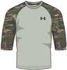 Under Armour Mens Hunt Baseball Tee Shirt Olive/Artillery Green Large Model: 1300298-502-LG