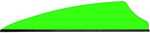 Q2i Fusion X-II SL Vanes Neon Green 1.75 in. 100 pk. Model: Q20043