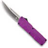 Cobra Tec Knives PURCTLWDNS Lightweight 3.25" D2 Steel Drop Point Aluminum Alloy Purple