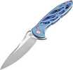 Artisan Hoverwing Folder 3.94 M390 Blade Blue Titanium