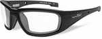 Wiley X Boss Sunglasses - Clear Lens - Matte Black Frame