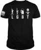 Printed Kicks Lgbt Men's T-shirt Black Xx-large