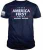 Printed Kicks America First Men's T-shirt Navy Large
