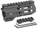 Midwest Industries MICRM45 Combat M-Lok Handguard AR-15 Black Hardcoat Anodized 6061-T6 Aluminum 4.50"