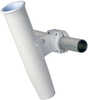 C. E. Smith Aluminum Horizontal Clamp-On Rod Holder 1-5/16" OD White - Powdercoat w/Sleeve