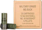 12 Gauge 2-3/4" Lead 00 Buck  9 Pellet 25 Rounds Winchester Shotgun Ammunition
