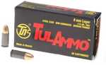 This 9mm full metal jacket bullet is used for training and target practice in shooting galleries and ranges. TulAmmo 9mm catridges function reliably with a polymer coating and non-projecting flange. T...