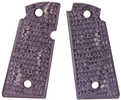 Hogue Kimber Micro .380 Ambidextrous Piranha G10 - G-Mascus Purple Lava