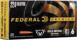 224 Valkyrie 80.5 Grain Hollow Point 20 Rounds Federal Ammunition